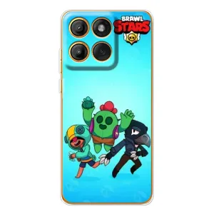 Чехлы Brawl Stars для Motorola Edge 60 (AlphaPrint) (Трио героев)