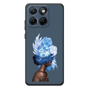 Чехлы (ART) Цветы на Motorola Edge 70 Fusion Plus (VPrint) (Цветы на голове)