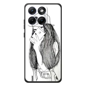 Чехол с печатью для Motorola Edge 70 Fusion Plus - (Мода) (AlphaPrint) (Фото девочки)