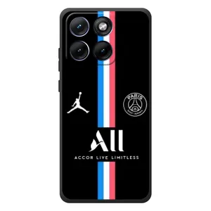 Чехлы PSG для Motorola Edge 70 Fusion Plus (AlphaPrint) (футболка ПСЖ)