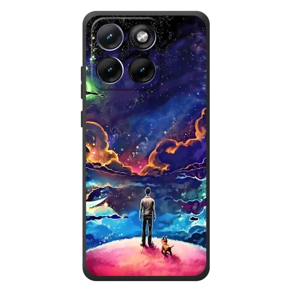 Чехол с принтом «Галактический вид» для Motorola Edge 70 Fusion Plus