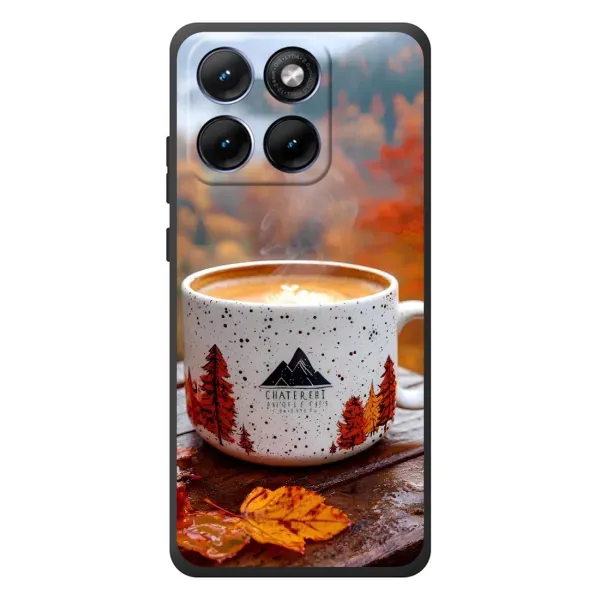 Чехол с принтом «Кофе на природе» для Motorola Edge 70 Fusion Plus