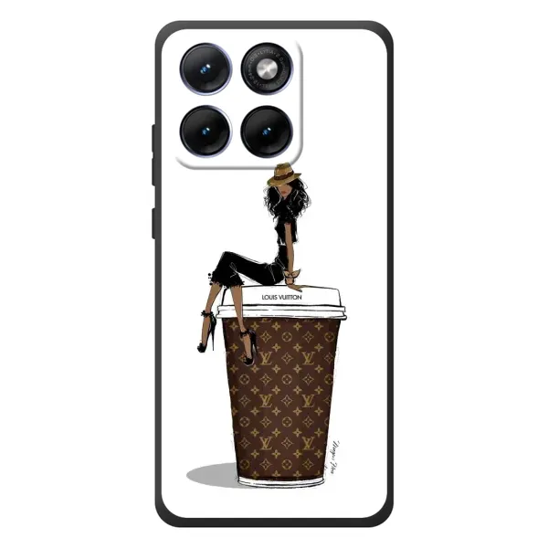 Чохол з принтом «кава LOUIS VUITTON» для Motorola Edge 70 Fusion Plus