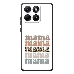 Чехлы для мамы на Motorola Edge 70 Fusion Plus (Текстовый коллаж мама)