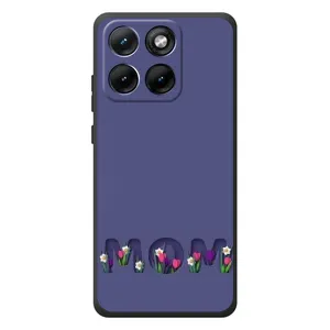 Чехлы для мамы на Motorola Edge 70 Fusion Plus (Мама в цветах)
