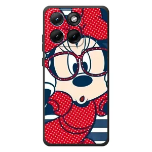 Эксклюзивный чехол для Motorola Edge 70 Fusion Plus (AlphaPrint - Мультяшные) (Маус в очках)