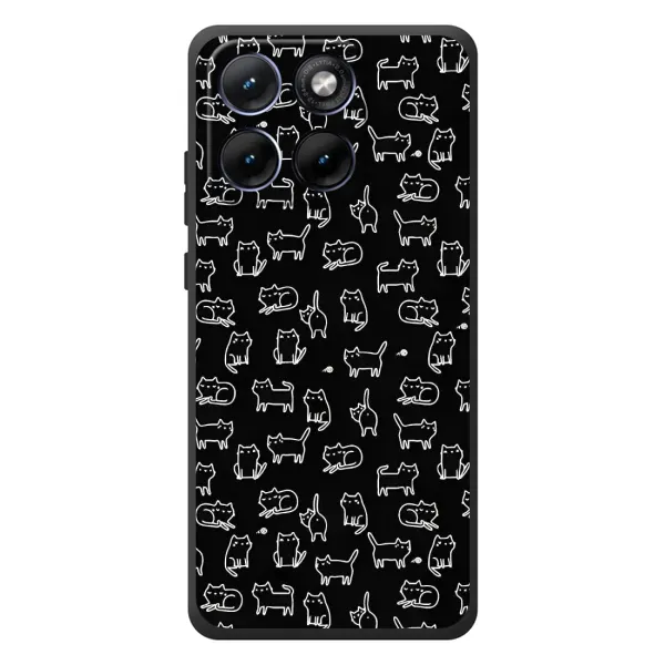 Чехол с принтом «Меленькие котики» для Motorola Edge 70 Fusion Plus Чехол с принтом «Меленькие котики» для Motorola Edge 70 Fusion Plus