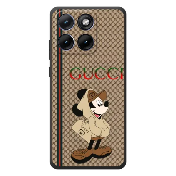 Чехол с принтом «Mickey GUCCI» для Motorola Edge 70 Fusion Plus