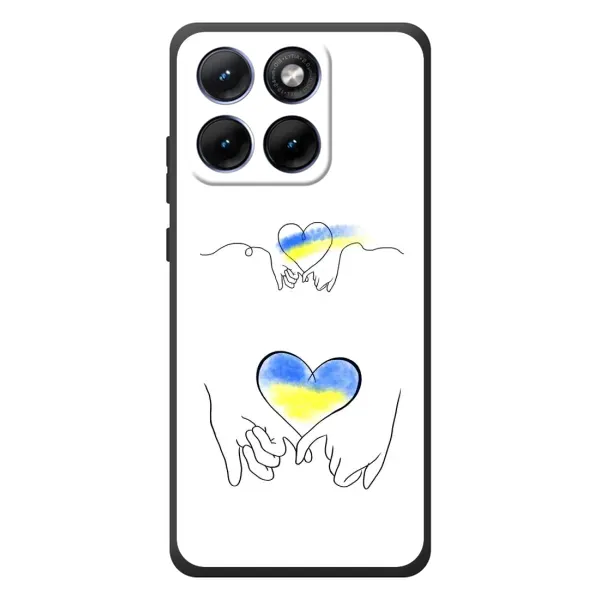 Чехол с принтом «Мир Украине» для Motorola Edge 70 Fusion Plus