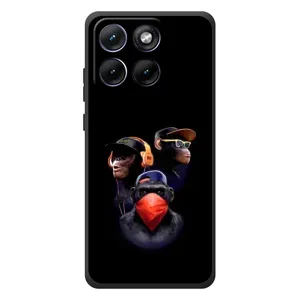 Чехол с Обезьянами Motorola Edge 70 Fusion Plus - (AlphaPrint)