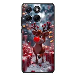 Яскравий чохол для Motorola Edge 70 Fusion Plus з Зимові Оленята (Олень серед подарунків)