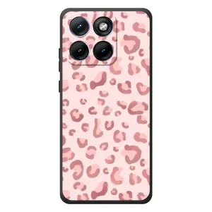 Чохол з принтом «Рожевий леопард» для Motorola Edge 70 Fusion Plus