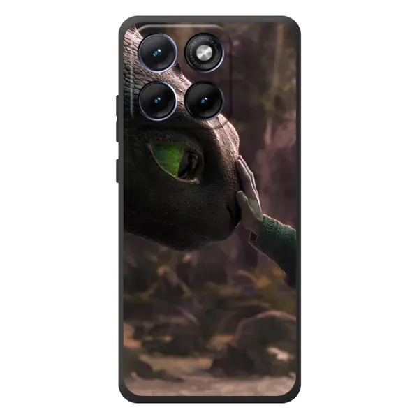 Чехол с принтом «Сцена с драконом» для Motorola Edge 70 Fusion Plus