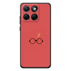 Чехол с принтом «шрам и очки» для Motorola Edge 70 Fusion Plus