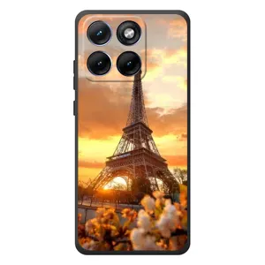 Чехол Эйфелева Башня для Motorola Edge 70 Fusion Plus - (AlphaPrint) (Солнечная башня)