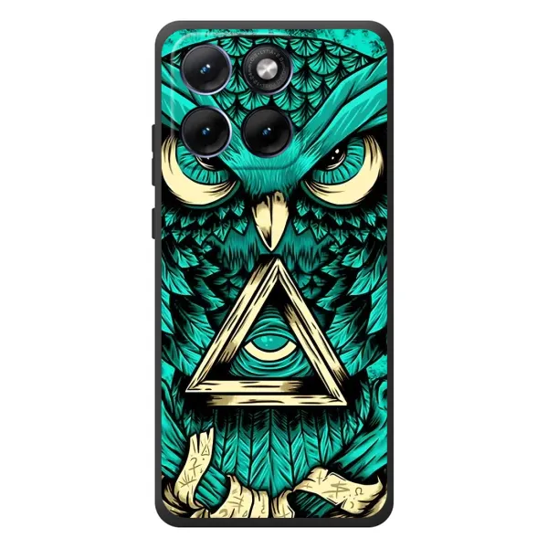 Чехол с принтом «Сова с глазом» для Motorola Edge 70 Fusion Plus