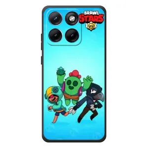 Чехлы Brawl Stars для Motorola Edge 70 Fusion Plus (AlphaPrint) (Трио героев)