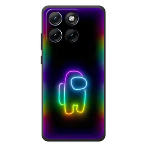 Чехол Амонг Ас для Motorola Edge 70 Fusion Plus (AlphaPrint) (Яркий скин)