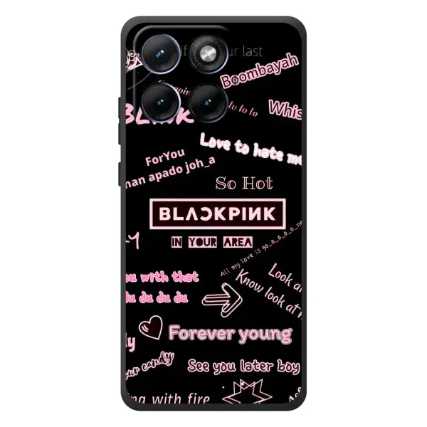 Чехол с принтом «BLACKPINK» для Motorola Edge 70 Fusion