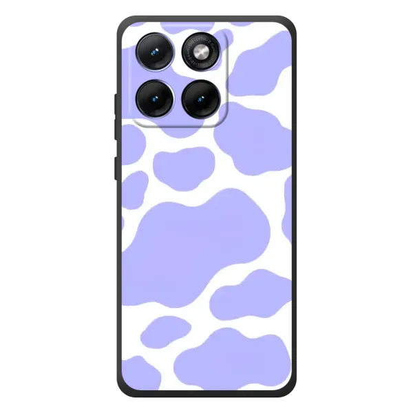 Чехол с принтом «Фиолетова Буренка» для Motorola Edge 70 Fusion