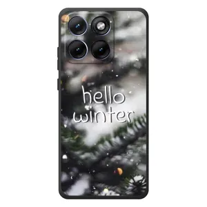 Новорічні, Святкові Чохли для Motorola Edge 70 Fusion - 2024 год (Hello winter)