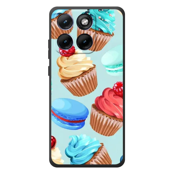 Чохол з принтом «Кексики» для Motorola Edge 70 Fusion