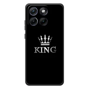 Чехол с Короной Моторола Эдж 70 Фьюжн - (AlphaPrint) (KING)
