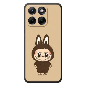 Чохол з Лабубу на Motorola Edge 70 Fusion (Bored Ape в червоному)