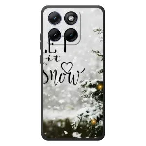 Новорічні, Святкові Чохли для Motorola Edge 70 Fusion - 2024 год (Let it snow)