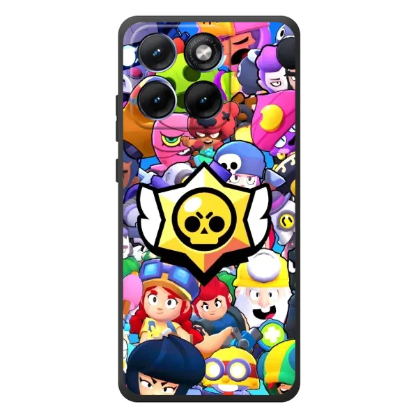 Чехол с принтом «Лого Brawl Stars» для Motorola Edge 70 Fusion