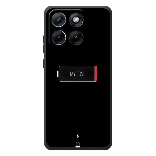 Чехол с принтом «Love battery» для Motorola Edge 70 Fusion Чехол с принтом «Love battery» для Motorola Edge 70 Fusion