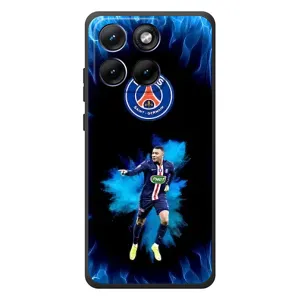 Чехлы Килиан Мбаппе для Motorola Edge 70 Fusion (Мбаппе в огне)
