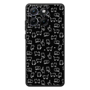 Чохол з принтом для Motorola Edge 70 Fusion (AlphaPrint) Модні коти (Маленькі котики)
