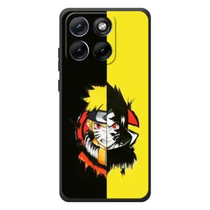 Naruto Anime Чехлы для Моторола Эдж 70 Фьюжн (AlphaPrint) (Наруто-Итачи)