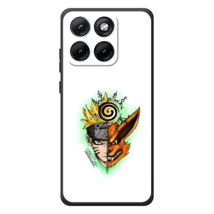 Naruto Anime Чехлы для Моторола Эдж 70 Фьюжн (AlphaPrint) (Наруто Курама)