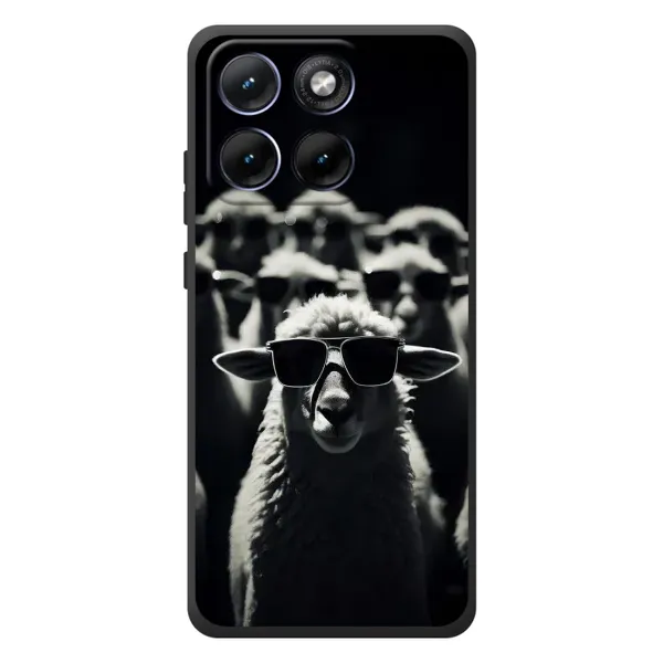 Чехол с принтом «Овечка в очках» для Motorola Edge 70 Fusion