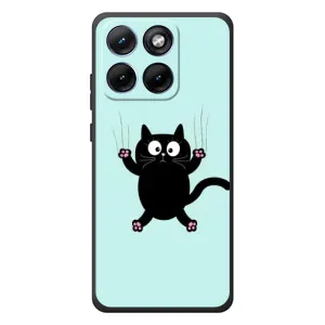 Чохол з принтом для Motorola Edge 70 Fusion (AlphaPrint) Модні коти (Падаючий кіт)