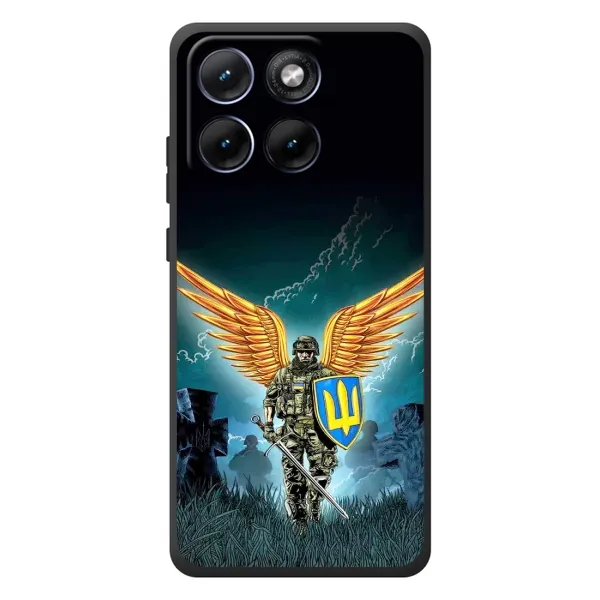 Чохол з принтом «Солдат ЗСУ» для Motorola Edge 70 Fusion