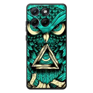 Чохол з пташками на Motorola Edge 70 Fusion (VPrint) (Сова з оком)
