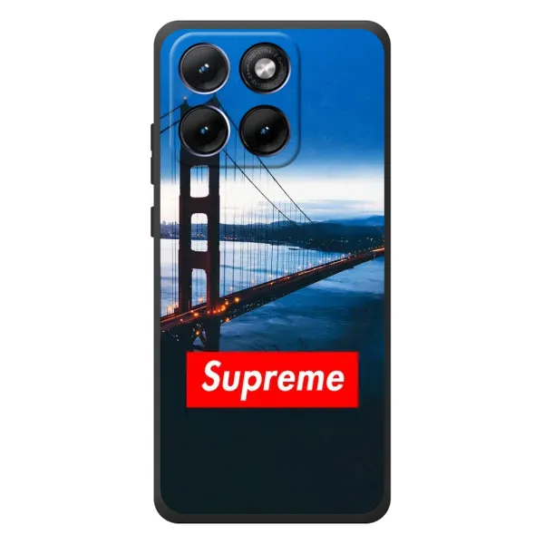 Чехол с принтом «Стиль Supreme» для Motorola Edge 70 Fusion