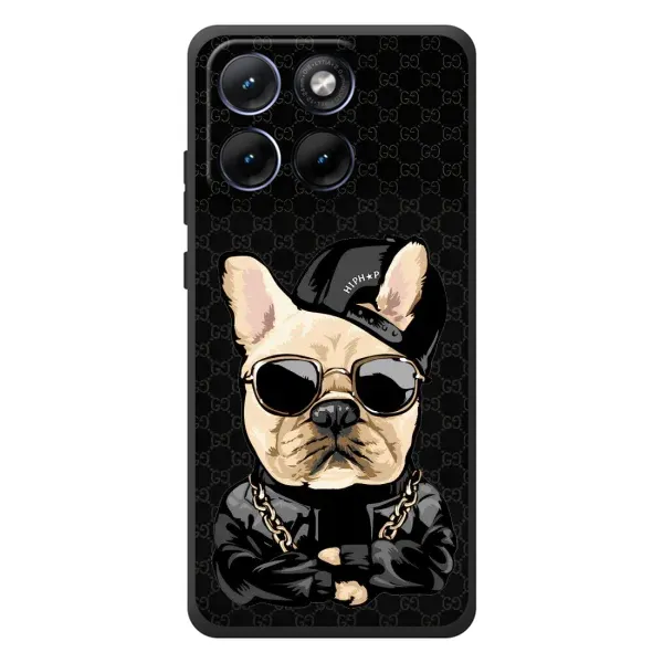 Чехол с принтом «Стильная собака» для Motorola Edge 70 Fusion Чехол с принтом «Стильная собака» для Motorola Edge 70 Fusion