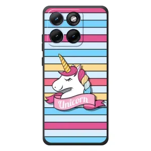 Чохол для Моторола Едж 70 Фьюжн - (Єдинорожки - Новинки) (AlphaPrint) (Unicorn)