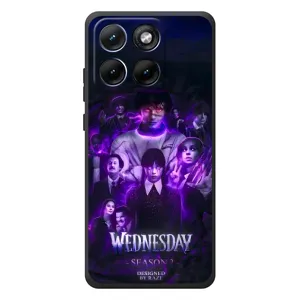 Чохол з дизайном Венздей 2 на Motorola Edge 70 Fusion (Фіолетова магія Венздей)