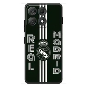 ФК Реал Мадрид чехлы для Motorola Edge 70 Max (AlphaPrint) (черно белый Реал)