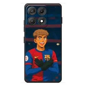 Чехол с футболистом Ламин Ямаль Motorola Edge 70 Max (Футболист Ямаль)