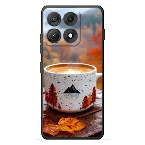 Чехол с уникальным дизайном «Осень с кофе» для Motorola Edge 70 Max (Кофе на природе)