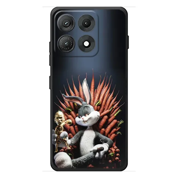 Чехол с принтом «Король Кролик» для Motorola Edge 70 Max