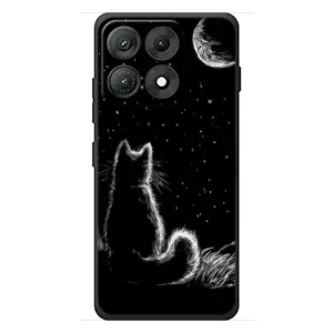 Чехол с принтом для Motorola Edge 70 Max (AlphaPrint) Модные коты