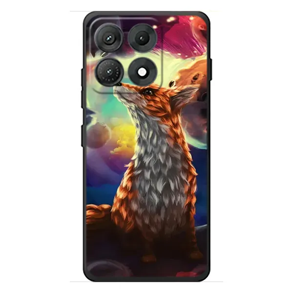 Чехол с принтом «Лисица в космосе» для Motorola Edge 70 Max