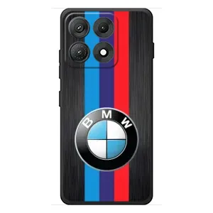 Чехол для Моторола Эдж 70 Макс - с принтом БМВ (AlphaPrint) (Лого BMW)